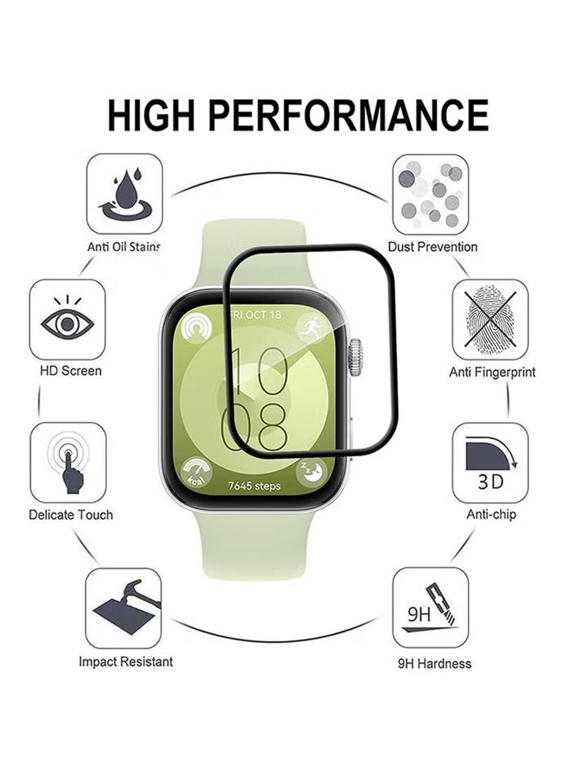 Waldic Huawei Watch Fit 3 Premium Explosion Proof Screen Protector- Crisp Clarity, Ultimate Safety, Easy Installation & Removal For Huawei Watch Fit 3 - Image 2