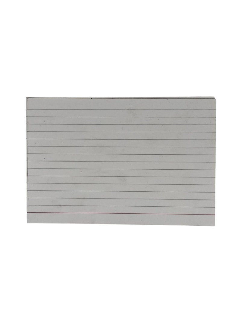 Index Record Cards, 100 Pieces - White - Image 3