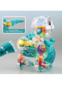 PRIME Music Lighting Electric Universal Dinosaur Transparent Gear Dinosaur Toys Universal Dinosaur Simulation Animal Model Boy Toys Birthday Gift Holiday Gift  - Image 3