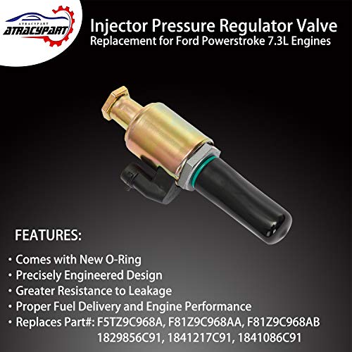 ATRACYPART منظم ضغط حقن صمام IPR 7.3 | بديل لسيارات فورد F250 F350 F450 F550 سوبر ديوتي E350 E450 E550 إكونولين إكسبيديشن من 1995-2003 | يحل محل# F81Z9C968AB، F81Z9C968AA - Image 2