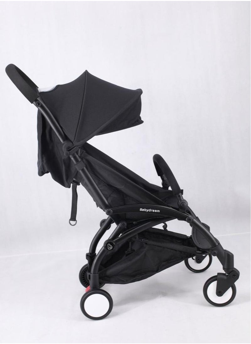 BabyDream Babydream Foldable lightweight stroller-Black  - Image 3
