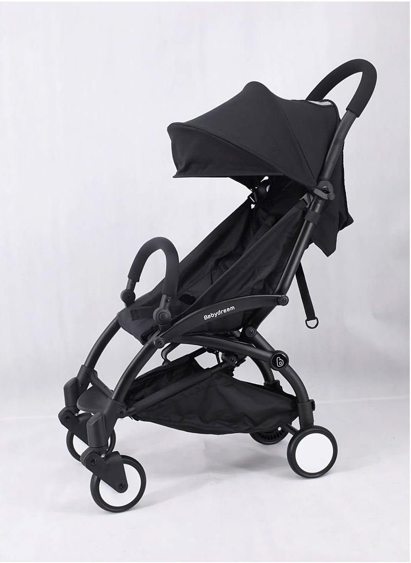 BabyDream Babydream Foldable lightweight stroller-Black  - Image 1