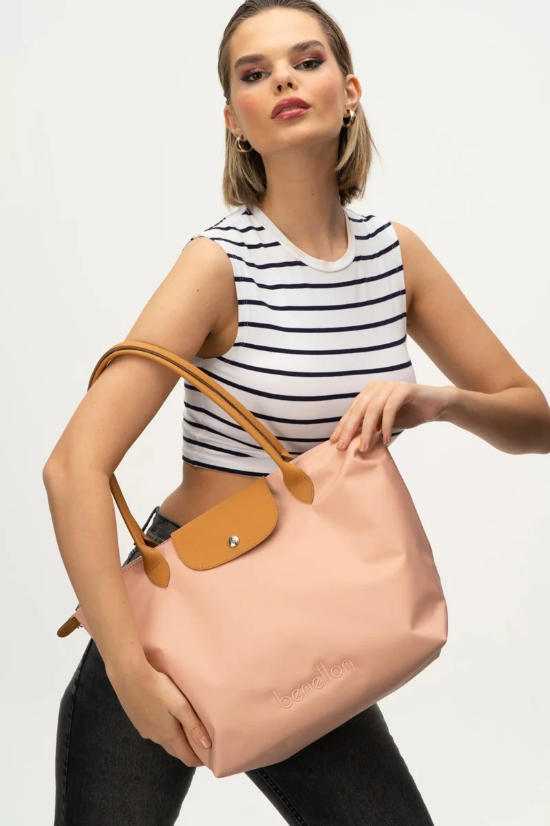 UNITED COLORS OF BENETTON Benetton Women's Handbag Pink-Camel BNT1355