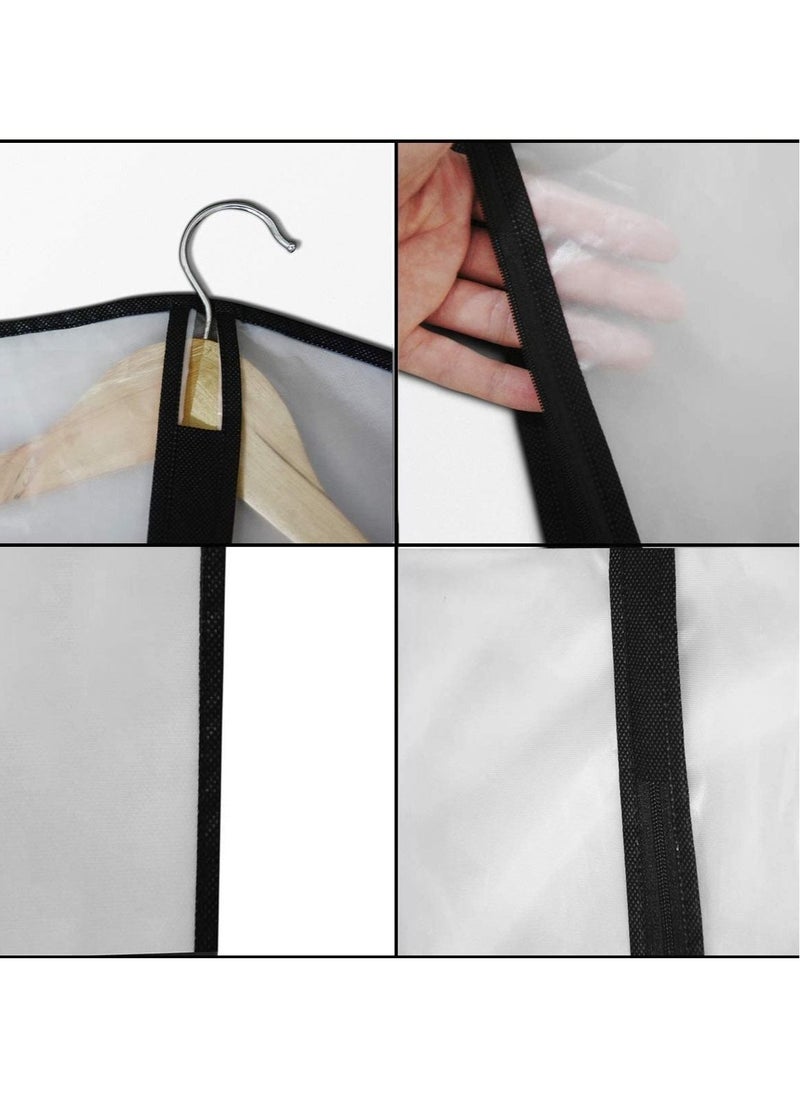 XiuWoo Pack of 6 Lightweight Breathable Dustproof Garment Bag and Closet Cloth Cover Storage with Full Zipper  - Image 5