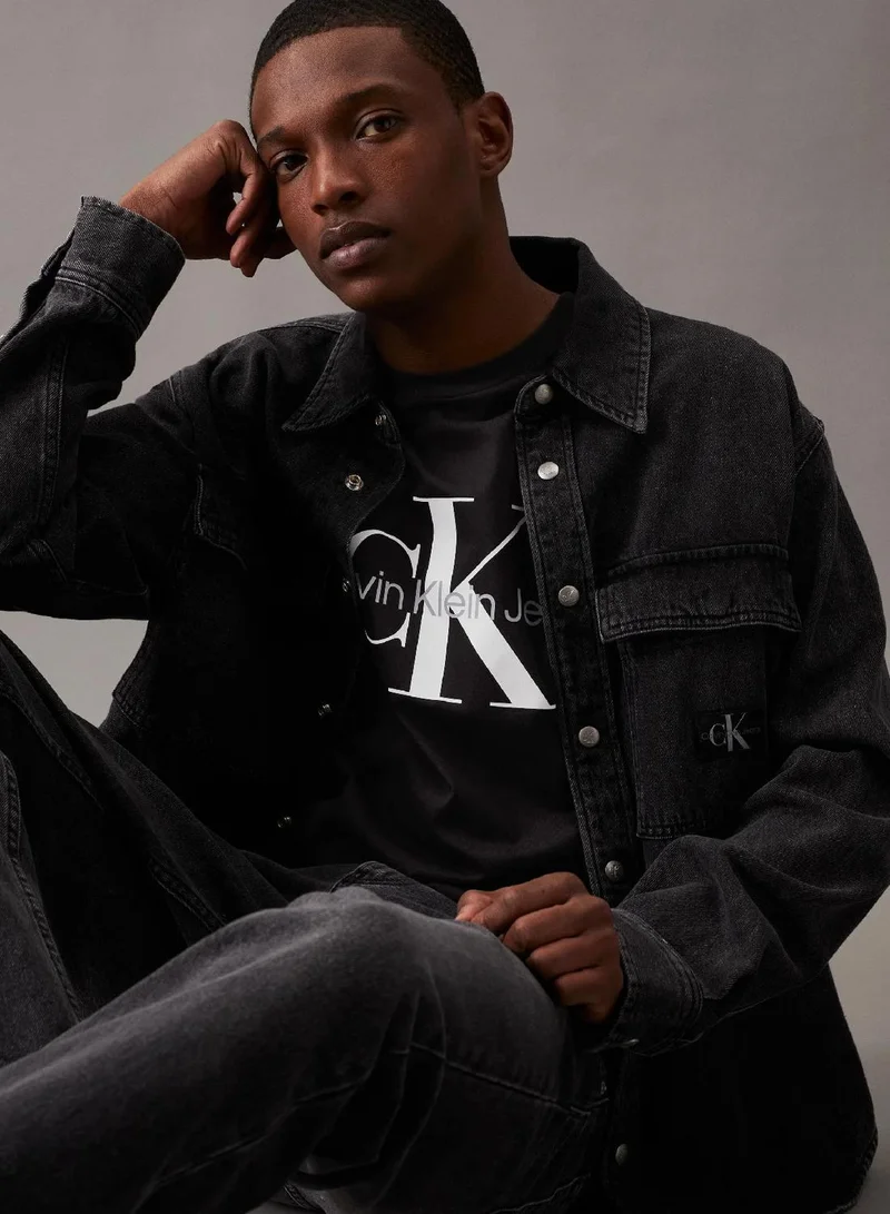 Calvin Klein  Slim Monogram T-Shirt for Men | Best Price UAE