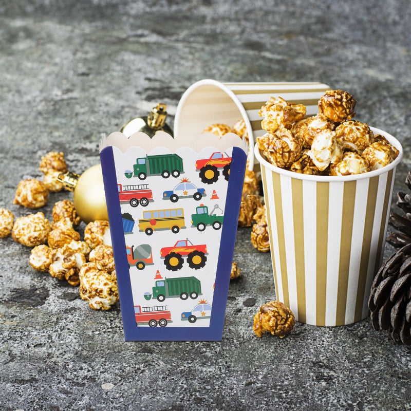 pcs Construction Truck Theme Popcorn Box Treat Paper Box Candy Paper Boxes - Image 4