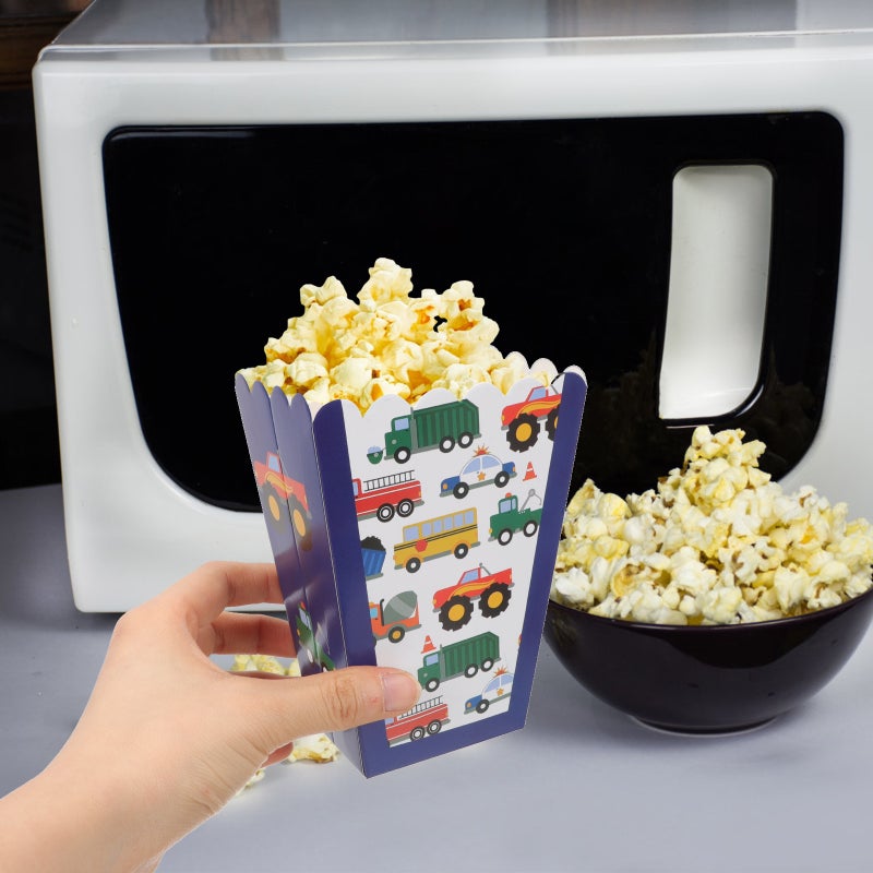 pcs Construction Truck Theme Popcorn Box Treat Paper Box Candy Paper Boxes - Image 5