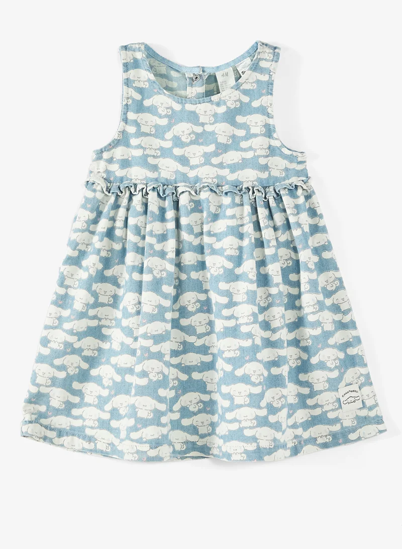 اتش اند ام فستان جينز مطبوع