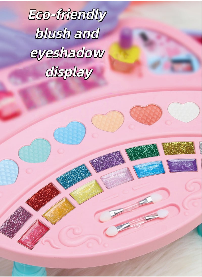 Generic Kids Makeup Vanity Set 💖 – Princess Dressing Table with Mirror & Accessories, Pretend Play Beauty Desk, Safe & Non-Toxic, Perfect Gift for Girls Ages 3+  - Image 3