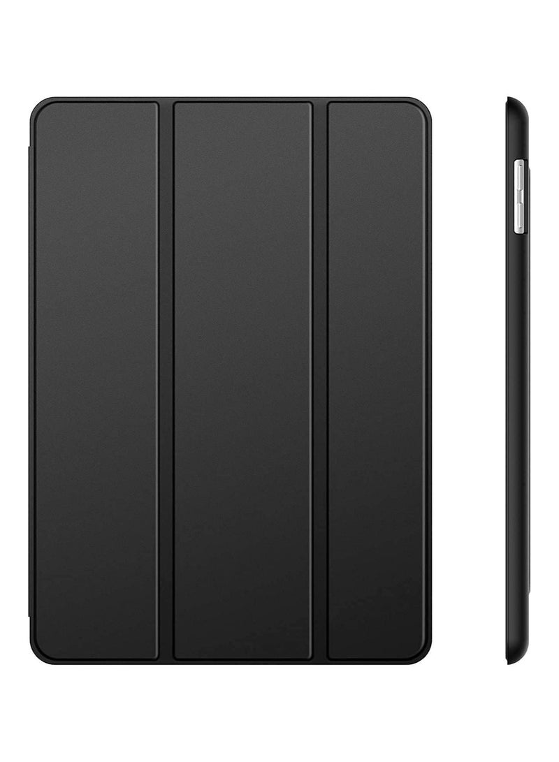 Ipad 10.2 2019, PU Leather Trifold Stand Slim Fit Smart Cover with Soft TPU Back Case [Auto Sleep/Wake] for Apple iPad 7 (10.2-Inch, 2019 Model, 7th Generation) Black - Image 1