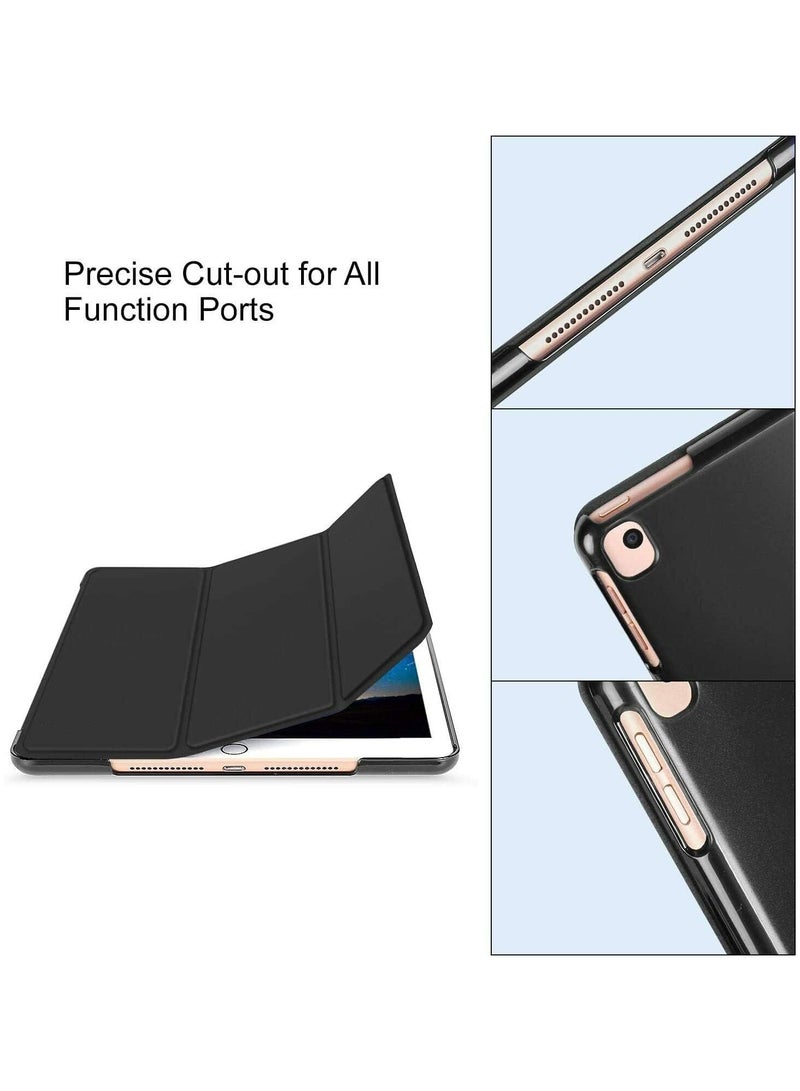Ipad 10.2 2019, PU Leather Trifold Stand Slim Fit Smart Cover with Soft TPU Back Case [Auto Sleep/Wake] for Apple iPad 7 (10.2-Inch, 2019 Model, 7th Generation) Black - Image 3
