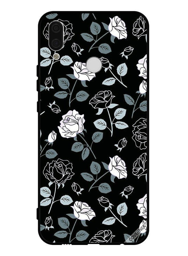 Covernex Protective Case Cover For Huawei nova 3 B&w Floral Pattern - Image 1