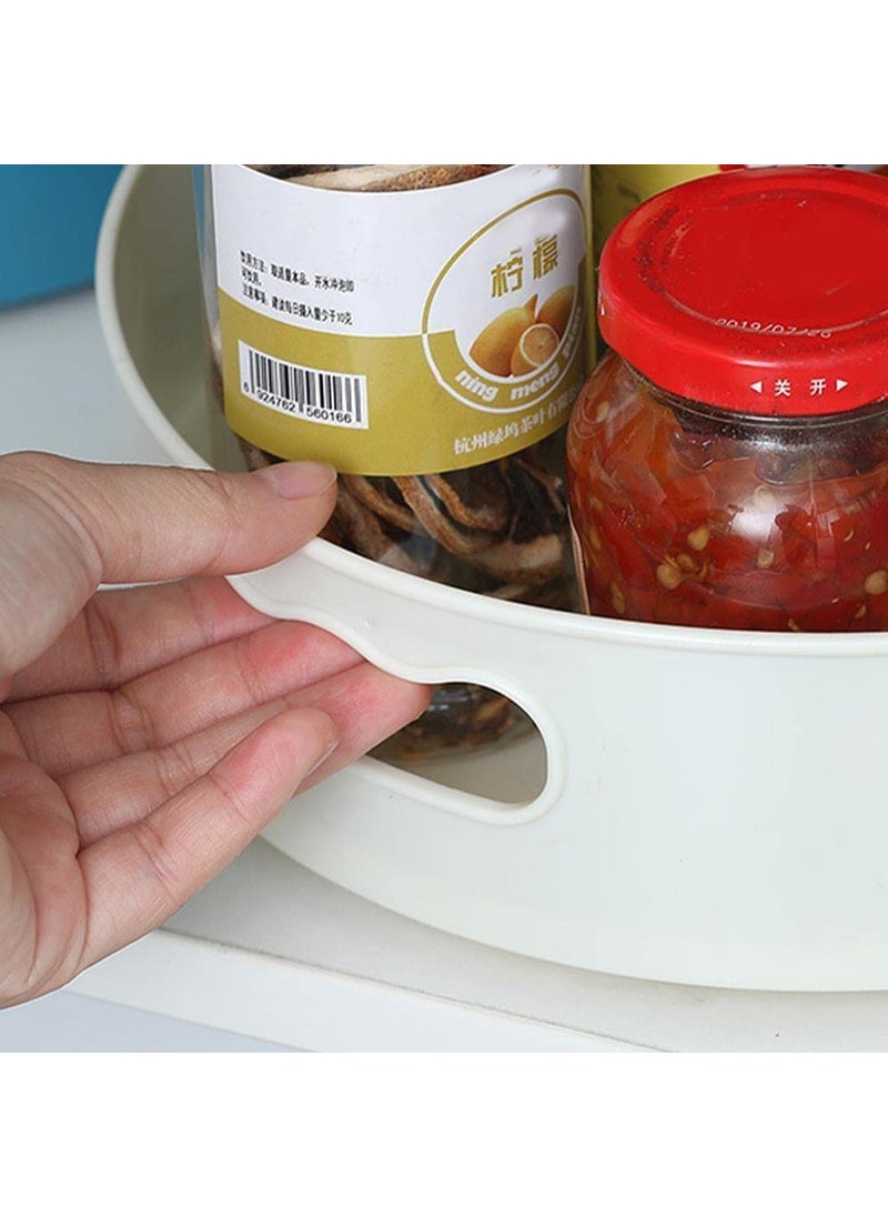 TOPHAVEN TOPHAVEN 360° Rotating Organizer Tray Multi- Function Rotating Tray/Kitchen Organizer/Cosmetics Organize (PACK OF-02)  - Image 3