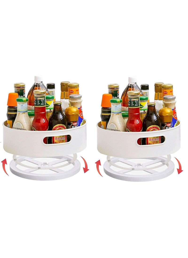 TOPHAVEN TOPHAVEN 360° Rotating Organizer Tray Multi- Function Rotating Tray/Kitchen Organizer/Cosmetics Organize (PACK OF-02)  - Image 1