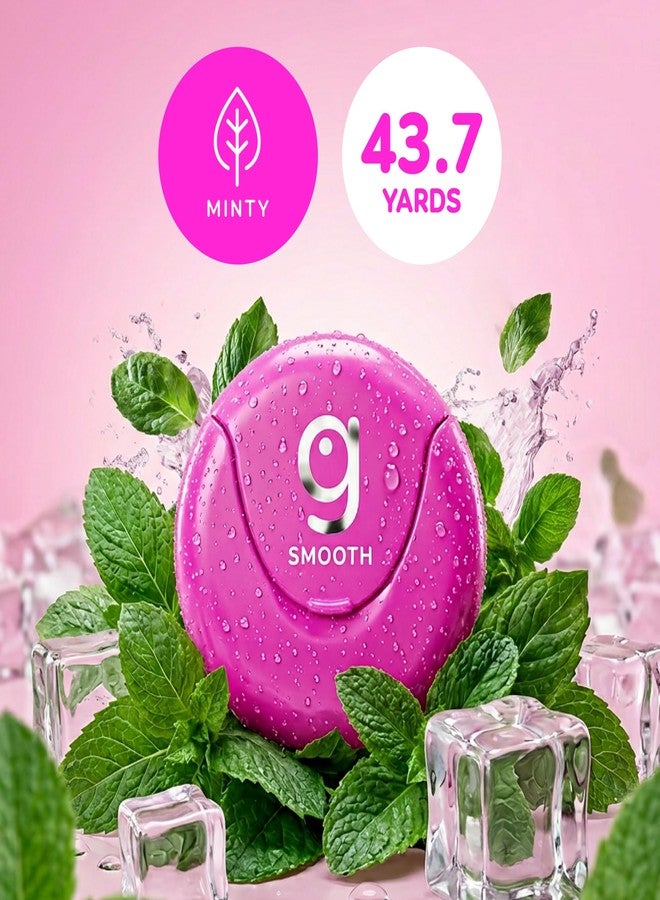 GRIN Smooth Dental Floss Tape – 43.7 Yards | Gentle Floss Tape | Minty | Strong, Shred-Resistant | Compact Dispenser Made with Recycled Plastic - Image 4