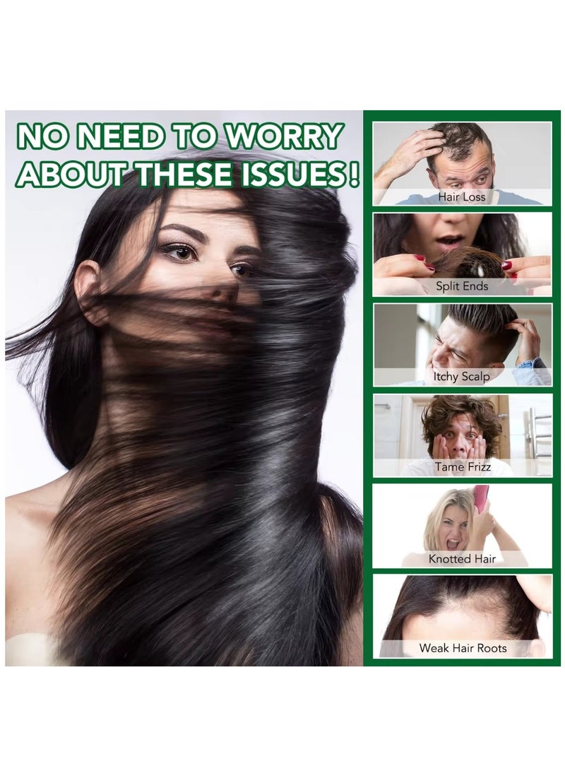 ALIVER قناع الشعر بزيت باتانا 120 جرام للإصلاح العميق، زيت باتانا يقوي ويغذي قناع الشعر المعالج العميق بالبيوتين وزيت الشعر لإصلاح الشعر الجاف التالف والمجعد لجميع أنواع الشعر - Image 3