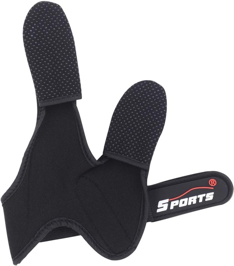 Uniwit Professional Thumb and Index Finger Glove for Fishing - Protect Finger,Anti-Slip, Anti-Scratch-Black - Image 5