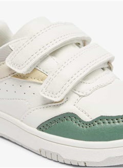 JUNIORS Boys Colourblock Shoes with Hook and Loop Closure  - Image 5