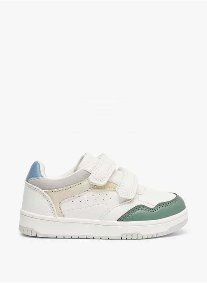 JUNIORS - Boys Colourblock Shoes with Hook and Loop Closure - Image 1