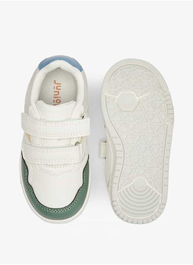JUNIORS - Boys Colourblock Shoes with Hook and Loop Closure - Image 1