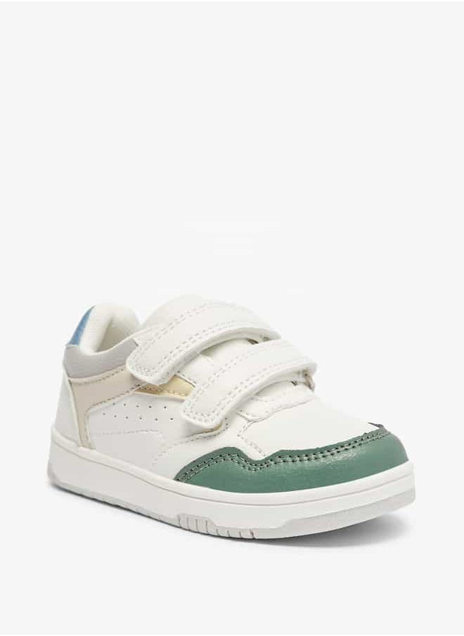 JUNIORS - Boys Colourblock Shoes with Hook and Loop Closure - Image 1