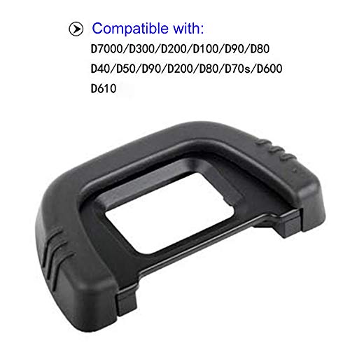 Sedremm Eyecup,Sedremm Camera DK-21 Eyecup Replacement Eyepiece for Nikon D7000 D750 D610 D600 D300 D200 D100 D90 D80 D70 D70s Cameras Viewfinder, 2 Pack - Image 3