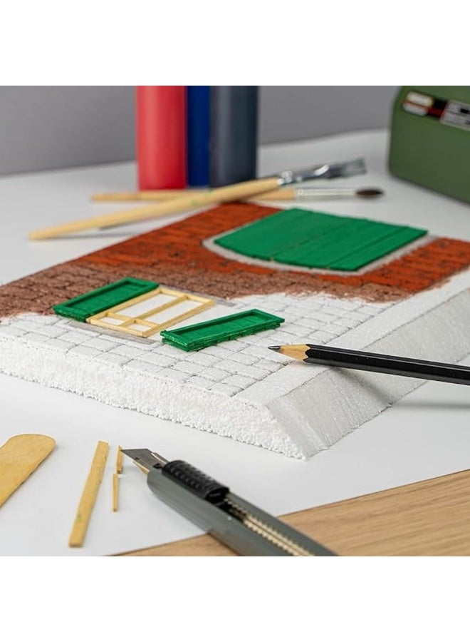 كرافت ماجيك ألواح بوليسترين مقاس A3 (297 × 420 × 20 مم) - عبوة من لوحين من الفوم الأبيض للأعمال الفنية والحرف اليدوية وصناعة النماذج ومشاريع الأعمال اليدوية الإبداعية. - Image 2