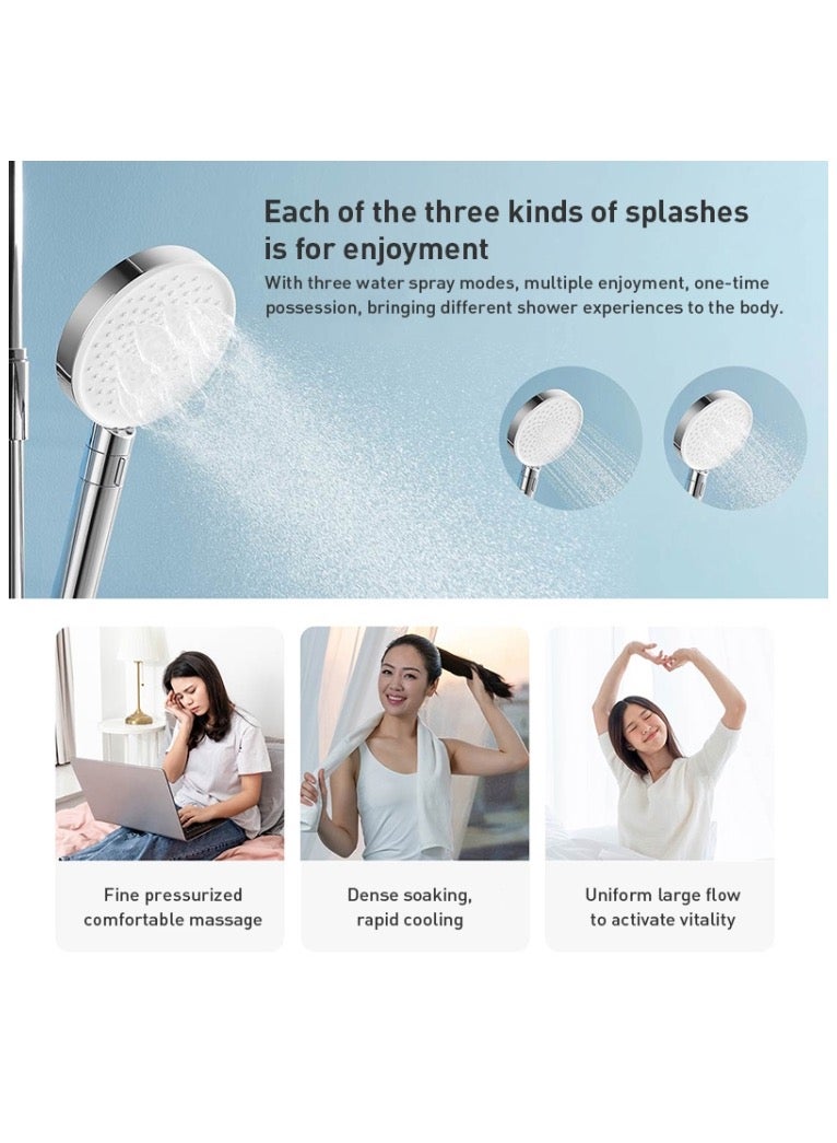 Xiaomi Original Xiaomi Mijia Bath Pressurized Handheld Shower Spray Lotus Head  - Image 3