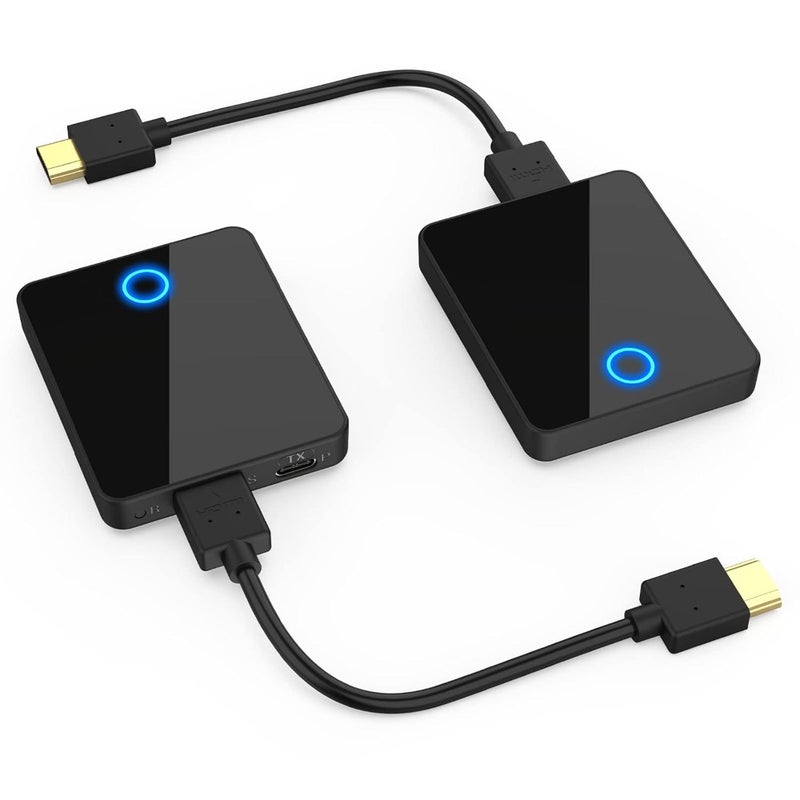 Wireless HDMI Transmitter And Receiver 1080P HD Wireless HDMI Extender Up To 98 Ft 30 M Range For Laptop Camera PC To HDTV Projector Home Cinema Office Conference Gaming - Image 1