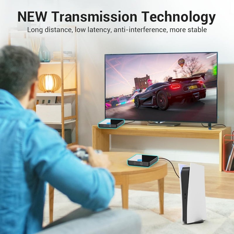 Wireless HDMI Transmitter And Receiver 1080P HD Wireless HDMI Extender Up To 98 Ft 30 M Range For Laptop Camera PC To HDTV Projector Home Cinema Office Conference Gaming - Image 5