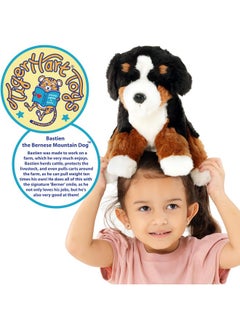 فياهارت كلب الجبال البرنيزي باستيان | حيوان محشو من القطيفة مقاس 13 بوصة | من إنتاج Tigerhart Toys  - Image 3