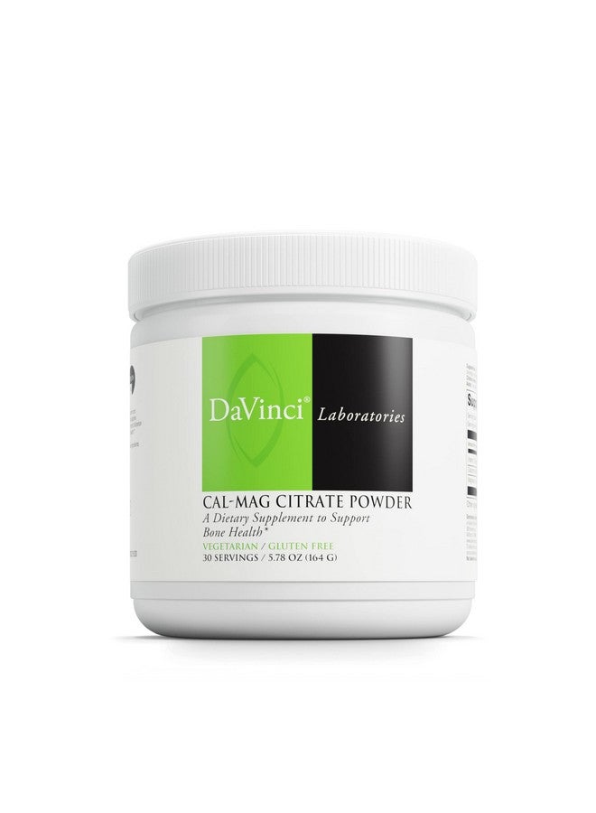 DaVinci Labs Cal-Mag Citrate Powder - Supports Bone Health* - Dietary Supplement with Vitamin D2, Magnesium & Calcium - Vegetarian - Gluten-Free - 30 Servings - Image 1