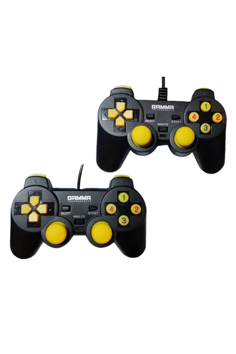 لوحة ألعاب اهتزازية للكمبيوتر، بمنفذ USB، متعددة الألوان