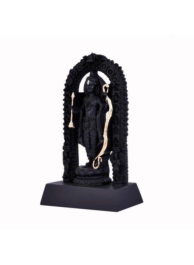 Craftam Polyresin Ram Lalla Idol MurtiStatue Shree Ram Lala Ayodhya Statues for Gift Home Temple Mandir Pooja (7 Inch) - Image 4