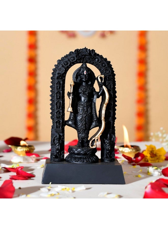 Craftam Polyresin Ram Lalla Idol MurtiStatue Shree Ram Lala Ayodhya Statues for Gift Home Temple Mandir Pooja (7 Inch) - Image 1