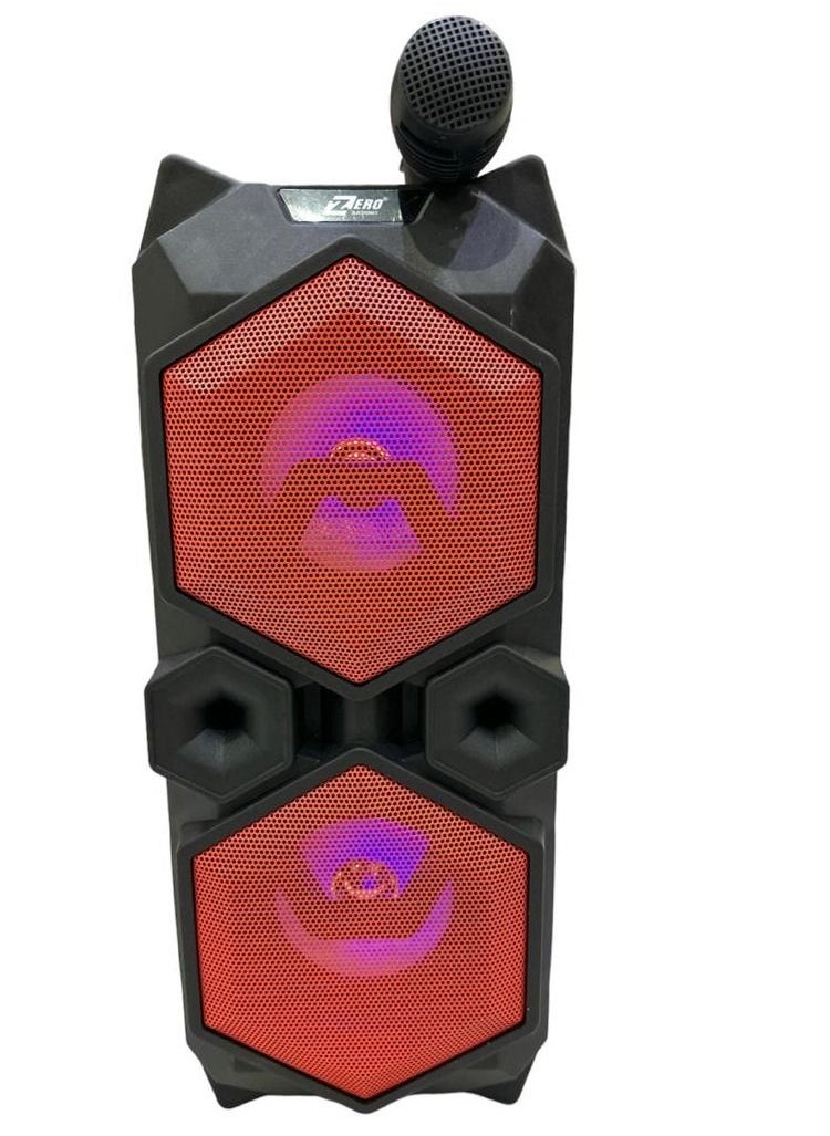 Speaker ZR-580S1.0 with Microphone and Battery Red Color