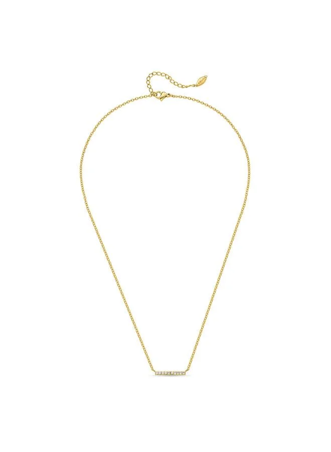 بوليس Medellin Gold Plated Necklace, Bracelet, Earrings with Crystals Set Box for Women's