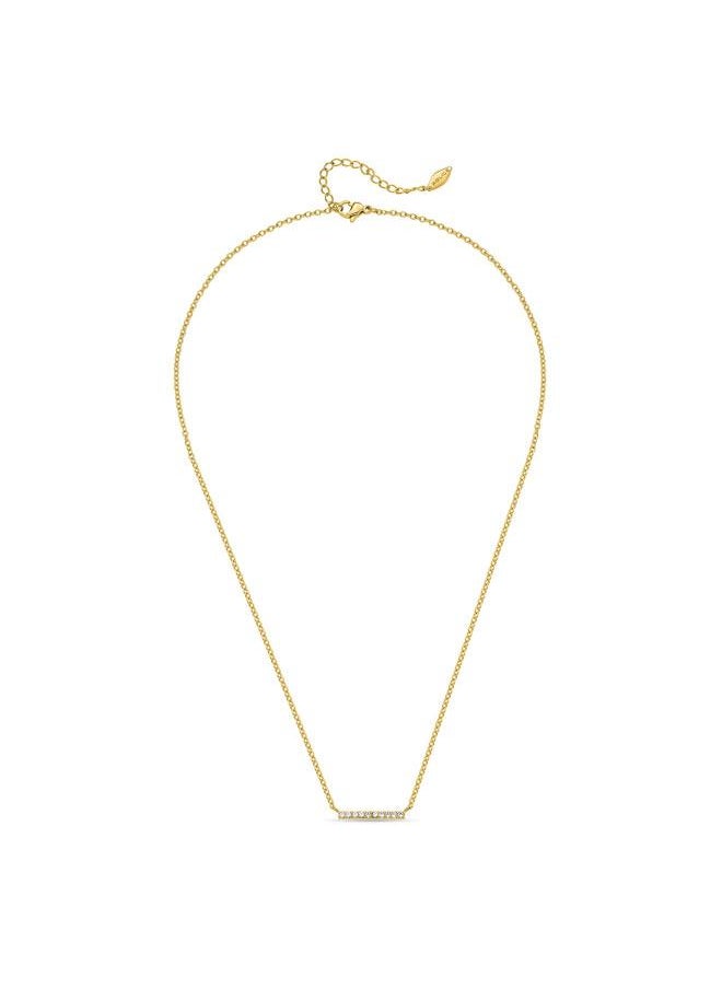 POLICE Medellin Gold Plated Necklace, Bracelet, Earrings with Crystals Set Box for Women's  - Image 1