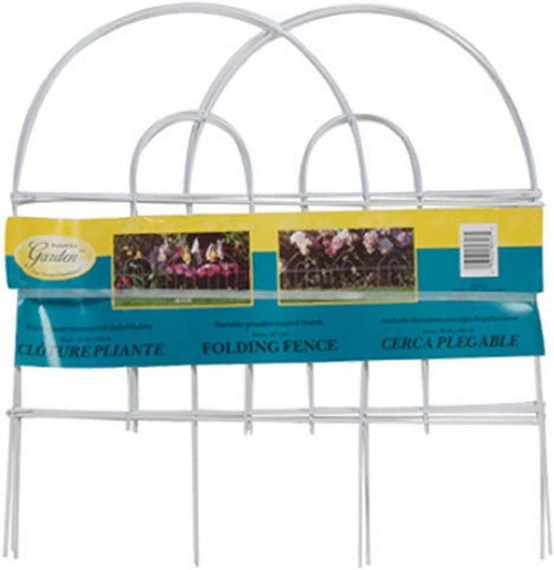 Panacea 18X8 White Arch Folding Fence