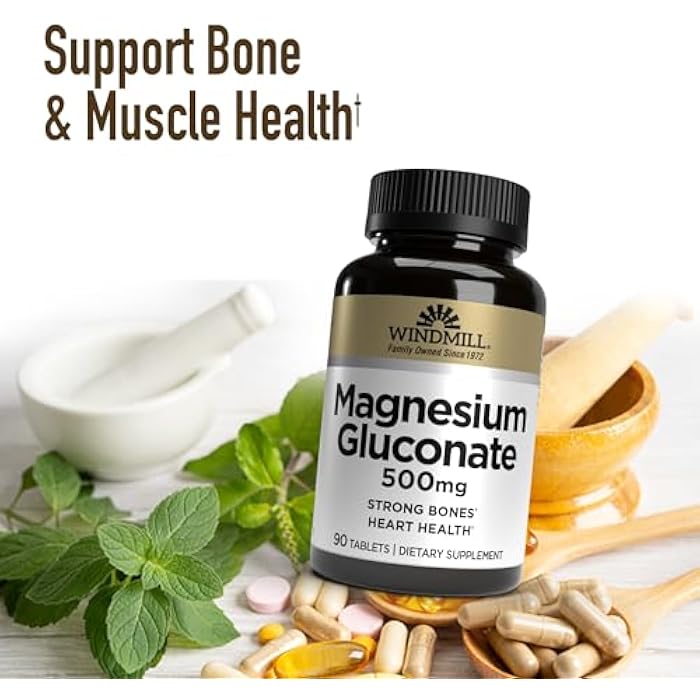 WINDMILL Magnesium Gluconate 500 Mg 90 Tb - From Windmill - Image 4