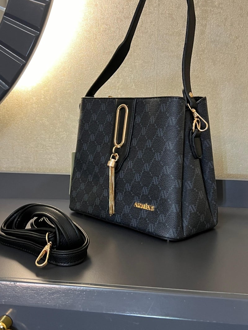 Armine ARM.361.SN Special Color Konbin Leather Women's Handbag Designed as Handbags - Image 5