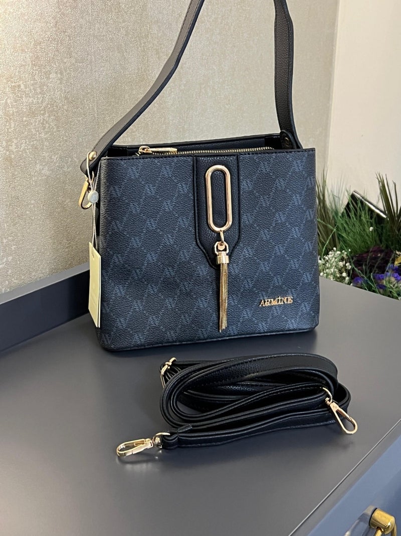 Armine ARM.361.SN Special Color Konbin Leather Women's Handbag Designed as Handbags - Image 1