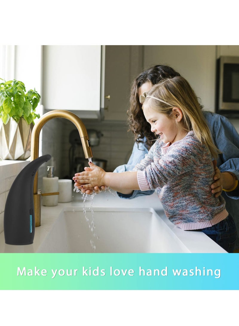 كابتن تيك Touchless Automatic Soap Dispenser - Battery Operated 300ml Pump for Hands-Free Liquid Soap in Kitchen and Bathroom - Electronic Drippy Soap Dispenser. - Image 5