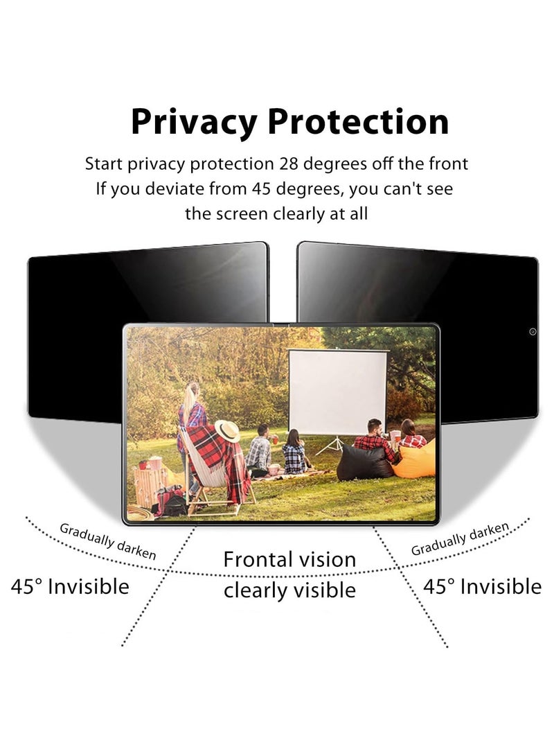 Galaxy Tab A9 8.7 inch 2023 (SM-X110/X115/X117) Privacy Screen Protector, 360° Anti-Spy Flexble Anti-Scratch Screen Protector Case Friendly - Image 2