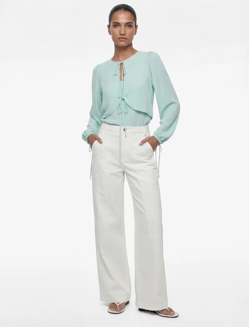 كوتون Chiffon Blouse