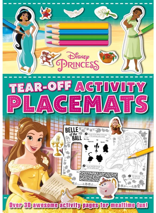 Disney Princess: Tear-Off Activity Placemats (With Games, Puzzles, Colouring, and more!)
