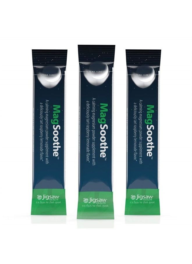 Jigsaw Health - MagSoothe Calming Magnesium Powder Supplement Packets, 60 Servings - Image 1