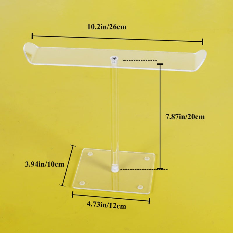 LOVNFC Headband Holder, Hair Accessories Organizer Acrylic Clear Hairband Hair Hoop Display Stand with for Girls Women - Image 3
