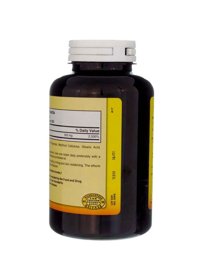 Nature's Blend Niacin Timed Release 500 mg 500 mg 300 Tabs - Image 4