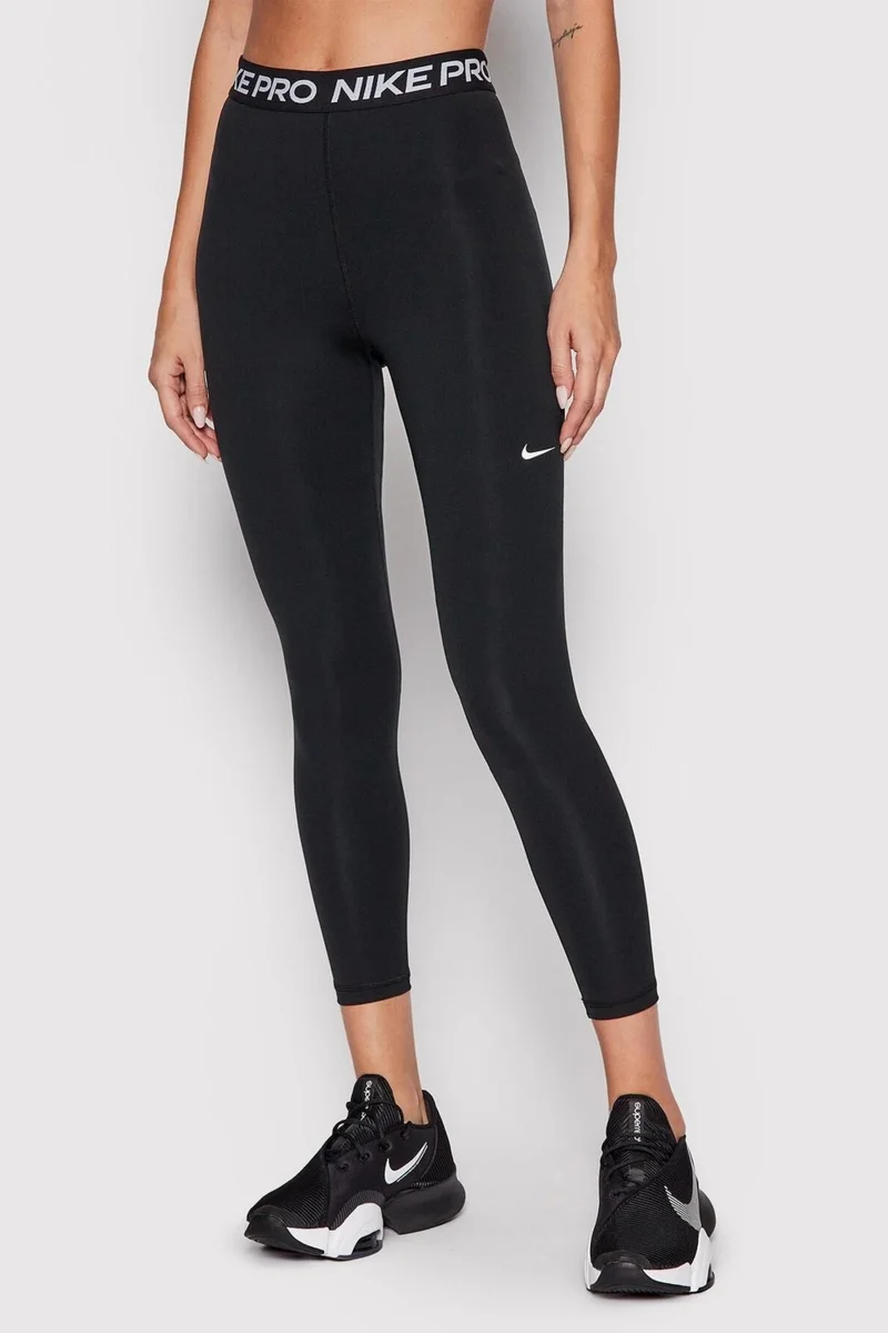 Nike Pro 365 Women's Regular Waist Cropped Mesh Paneled Tights